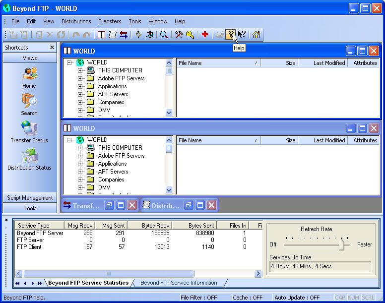 Click to view Beyond FTP Client 3.0.0 screenshot